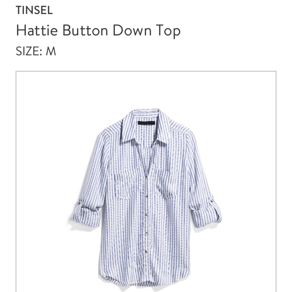 Tinsel Hattie Button Down